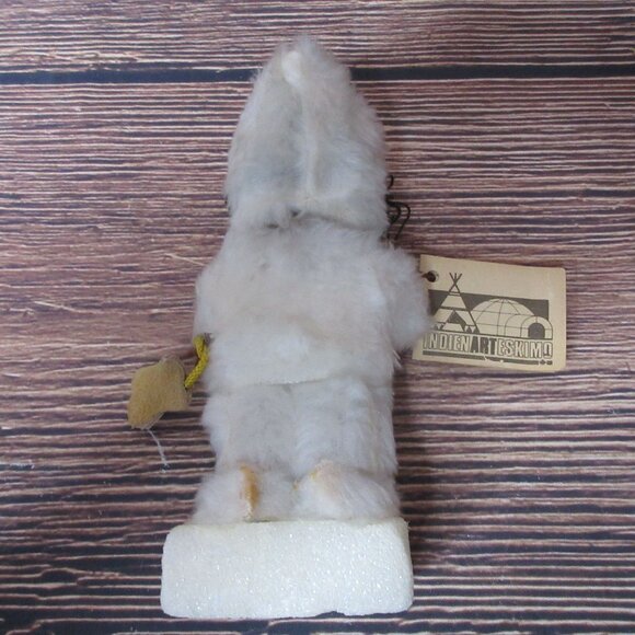 Indien Art Eskimo Doll - Vintage Made in Canada 7" tall - Picture 7 of 10